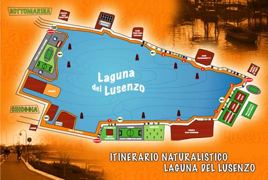 Itinerario naturalistico nella laguna del Lusenzao